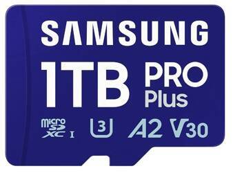 SAMSUNG KARTA MICROSD MB-MD1T0SA/WW 1TB PRO+ + ADAPTER MB-MD1T0SA/EU