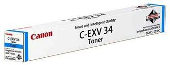 TONER ORYGINALNY CANON CEXV34C 3783B002 CYAN  19000 STRON