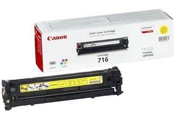 TONER ORYGINALNY CANON CRG716Y 1977B002 YELLOW  1500 STRON