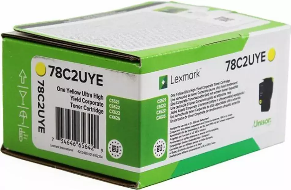 TONER ORYGINALNY LEXMARK 78C2UYE YELLOW 7000 STRON