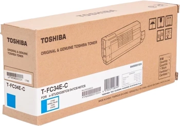 TONER ORYGINALNY TOSHIBA TFC34EC 6A000001524=6A000001782 CYAN 11500 STRON