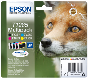 TUSZ ORYGINALNY EPSON T1285 C13T12854012 CMYK  16,4 ML