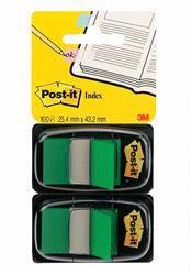 ZAKŁADKI INDEKSUJĄCE FOLIOWE 25,4X43,2MM 3M POST-IT®  680-G2EU ZIELONE 2X50SZT