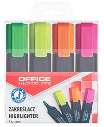 ZAKREŚLACZE OFFICE PRODUCTS MIX KOLORÓW 1-5MM 4SZT