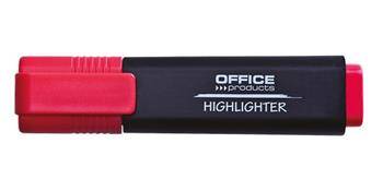Zakreślacz OFFICE PRODUCTS czerwony 1-5mm