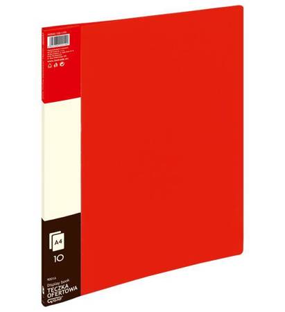 ALBUM OFERTOWY A4 GRAND 9001 120-1191 CZERWONY PVC 10 KIESZENI