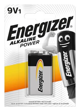 BATERIA ALKALICZNA 6F22 ENERGIZER ALKALINE POWER