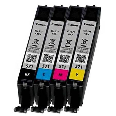 CANON ORYGINALNY INK / TUSZ 0332C005, CMYK, CLI-571XL C/M/Y/BK + 50X PP-201, CANON PIXMA MG6850,MG6851,MG6852,MG6853,MG7750, MG575