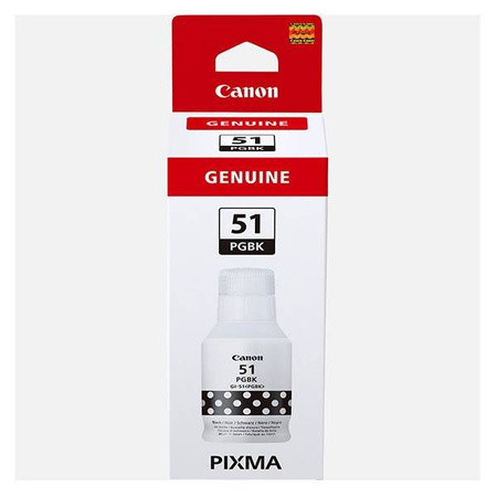 CANON ORYGINALNY INK / TUSZ 4529C001, BLACK, 6000S, 170ML, GI-51 PGBK, CANON PIXMA G1520, G1560, G2520, G2560, G3520, G3560