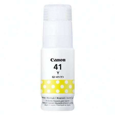 CANON ORYGINALNY INK / TUSZ 4545C001, YELLOW, 7700S, 70ML, GI-41 Y, CANON PIXMA G1420, G2420, G2460, G3420, G3460