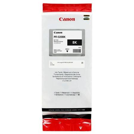 CANON ORYGINALNY INK / TUSZ PFI320BK, BLACK, 300ML, 2890C001, CANON TM-200, 205, 300, 305