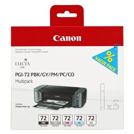 CANON ORYGINALNY INK / TUSZ PGI72, PBK/GY/PM/PC/CO, 6403B007, CANON PIXMA PRO-10