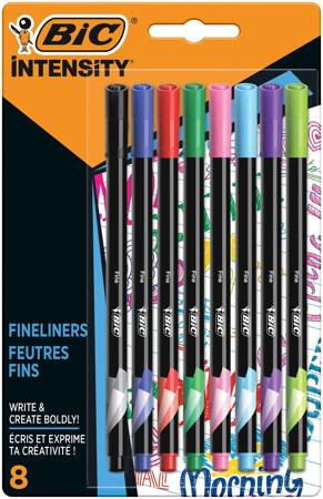 CIENKOPIS BIC INTENSITY FINE 946047 MIX*8 BLISTER 8SZT