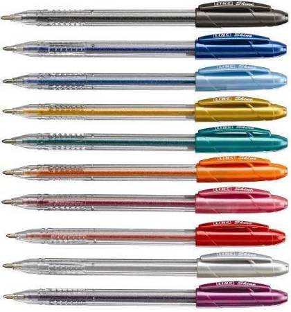 Długopis żelowy LINC SHINE GLITTER 1001G mix*10 1.5