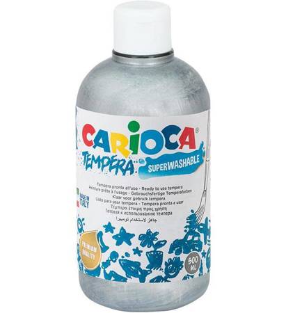 FARBA TEMPERA CARIOCA KO027/20 170-2216 500ML SREBRNA