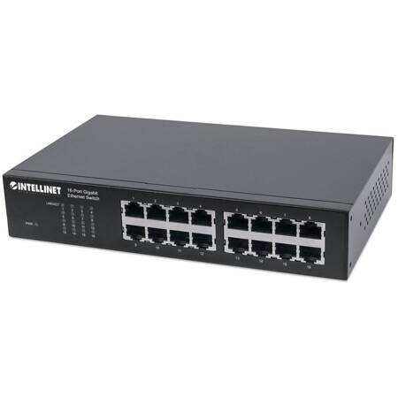 INTELLINET SWITCH GIGABIT 16X 10/100/1000 RJ45