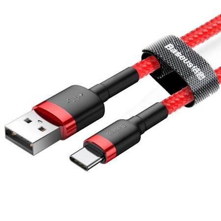 KABEL USB DO USB-C BASEUS CAFULE 2A 2M (CZERWONY)