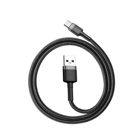 KABEL USB DO USB-C BASEUS CAFULE 2A 2M (SZARO-CZARNY)