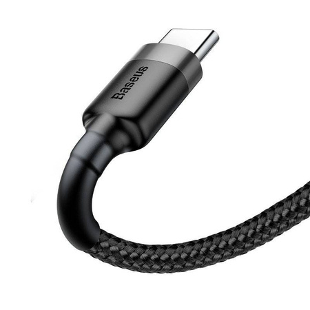 KABEL USB DO USB-C BASEUS CAFULE 2A 2M (SZARO-CZARNY)