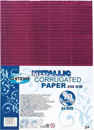 KARTON FALISTY A4 CENTRUM METALLIC 88087 MIX*10