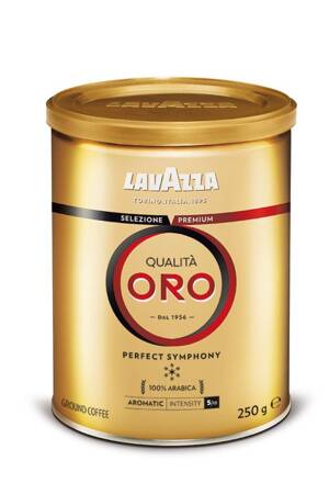 KAWA MIELONA LAVAZZA QUALITA ORO W PUSZCE 250G