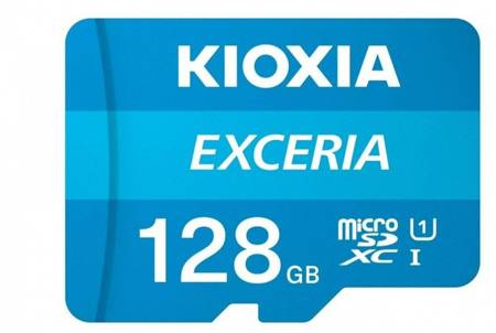 KIOXIA KARTA PAMIĘCI MICROSD 128GB M203 UHSI U1 ADAPTER EXCERIA