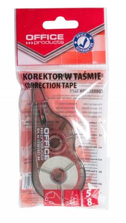 KOREKTOR W TAŚMIE 5MMX8M OFFICE PRODUCTS