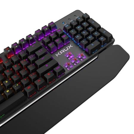 KRUX KLAWIATURA GAMINGOWA - METEOR RGB OUTEMU BROWN