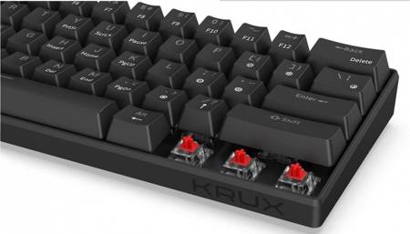 KRUX KLAWIATURA GAMINGOWA - NEO PRO RGB WIRELESS GATERON RED - MECHANICZNA