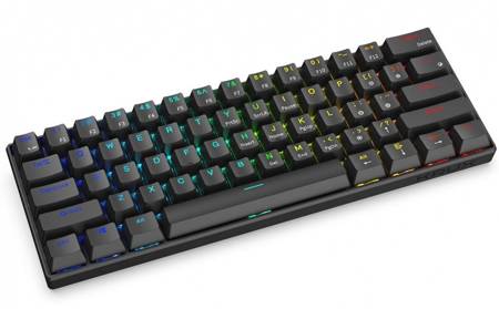 KRUX KLAWIATURA GAMINGOWA - NEO PRO RGB WIRELESS GATERON RED - MECHANICZNA