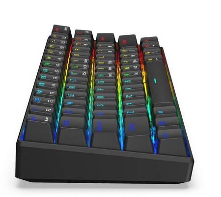 KRUX KLAWIATURA GAMINGOWA - NEO PRO RGB WIRELESS GATERON RED - MECHANICZNA