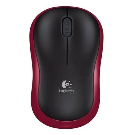 MYSZ OPTYCZNA BEZPRZEWODOWA CZERWONA LOGITECH M185 910-002240