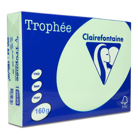 PAPIER KSERO KOLOR A4 TROPHEE ZIELONY 160G 250 ARK