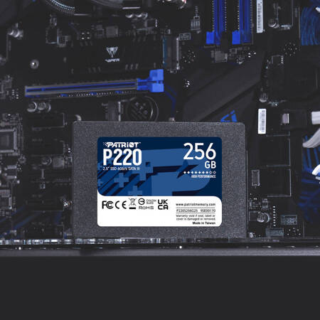 PATRIOT DYSK SSD 256GB P220 550/490 MB/S SATA III 2,5