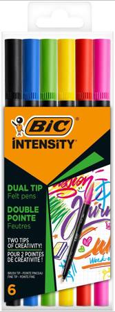 PISAK DWUSTRONNE BIC INTENSITY DUAL TIP CLASSIC 989694 MIX*6