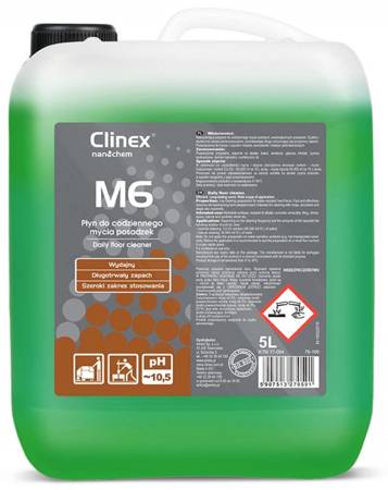 PŁYN DO MYCIA MIKROPOROWATYCH POSADZEK CLINEX M6 MEDIUM 5L