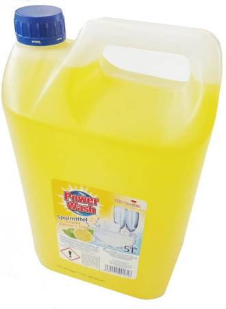 PŁYN DO MYCIA NACZYŃ POWER WASH  CYTRYNA I LIMONKA 5L