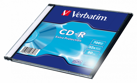 PŁYTA CD-R 700MB 52X VERBATIM 43347 SLIM