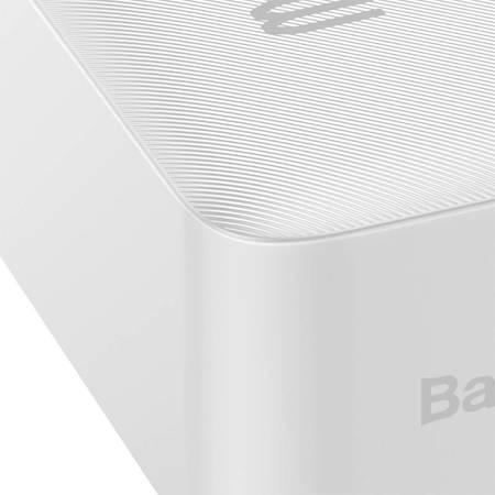 POWERBANK BASEUS BIPOW 30000MAH, 2XUSB, USB-C, 20W (BIAŁY)