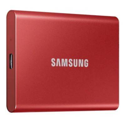 SAMSUNG DYSK PORTABLE T7 2TB USB3.2 GEN.2 CZERWONY