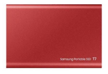 SAMSUNG DYSK PORTABLE T7 500GB USB 3.2 GEN.2 CZERWONY