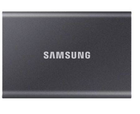 SAMSUNG DYSK SSD PORTABLE T7 500GB USB 3.2 GEN.2 SZARY