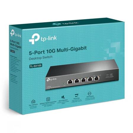 TP-LINK PRZEŁĄCZNIK SX105 SWITCH DESKTOP 5X10GE