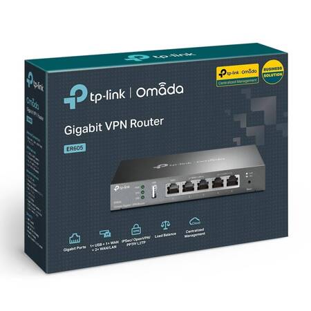 TP-LINK ROUTER MULTI-WAN VPN ER605 GIGABIT