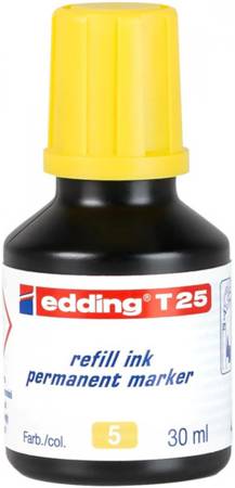 TUSZ DO MARKERÓW OLEJOWY EDDING T25 ŻÓŁTY 30ML