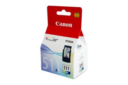 TUSZ ORYGINALNY CANON CL511 2972B001 3-COLOUR  244 STRON