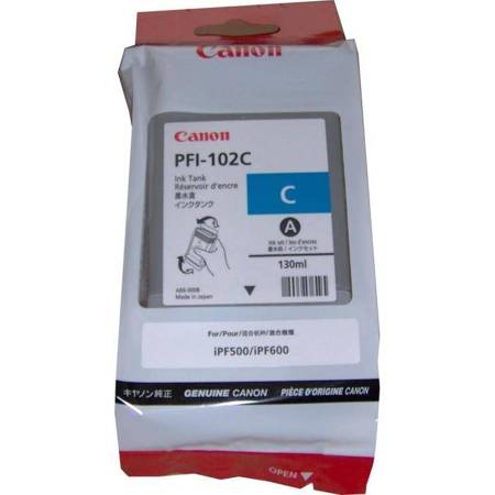 TUSZ ORYGINALNY CANON PFI102C 0896B001 CYAN  130 ML