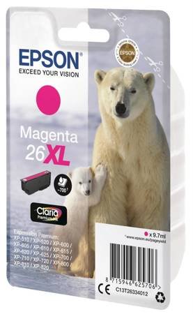 TUSZ ORYGINALNY EPSON T2633 C13T26334012 MAGENTA  9,7 ML