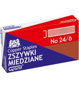 ZSZYWKI GRAND 24/6 110-1422 MIEDZIANE 1000SZT