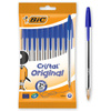 DŁUGOPIS JEDNORAZOWY BIC CRISTAL ORIGINAL 830863 NIEBIESKI 1.0MM 10SZT